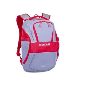 Notebook hátizsák, 15,6&quot;, 20L, RIVACASE &quot;5225 Mercantour&quot;, szürke-piros