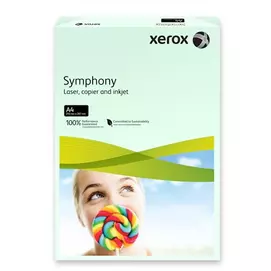 Másolópapír, színes, A4, 80 g, XEROX "Symphony", világoszöld (pasztell)