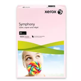 Másolópapír, színes, A4, 80 g, XEROX &quot;Symphony&quot;, rózsaszín (pasztell)