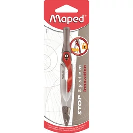 Körző, rögzíthető lábakkal, MAPED &quot;Stop System Innovation&quot;
