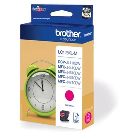 Brother LC125XLM Tintapatron Magenta 10,8 ml 1.200 oldal kapacitás