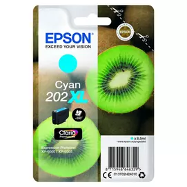 Epson T02H2 Tintapatron cián 8,5ml No.202XL