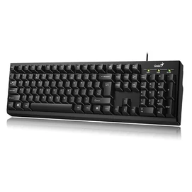 Billentyűzet, vezetékes, 12 funkciógomb, USB, GENIUS &quot;Smart KB-100&quot;, fekete