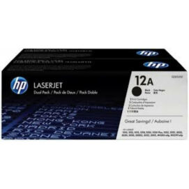 HP Q2612AD Toner Black 2*2.000 oldal kapacitás No.12A