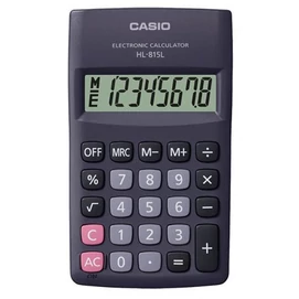 Zsebszámológép, 8 számjegy, CASIO &quot;HL-815&quot;