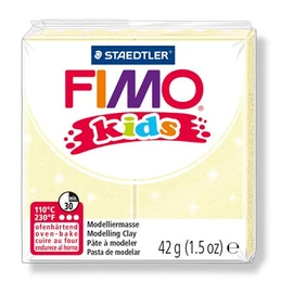Gyurma, 42 g, égethető, FIMO &quot;Kids&quot;, gyöngyház sárga