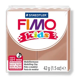 Gyurma, 42 g, égethető, FIMO &quot;Kids&quot;, világosbarna
