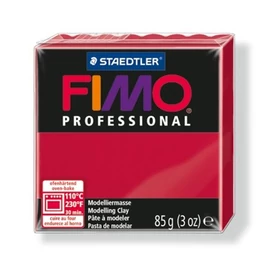 Gyurma, 85 g, égethető, FIMO &quot;Professional&quot;, kármin