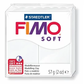Gyurma, 57 g, égethető, FIMO &quot;Soft&quot;, fehér
