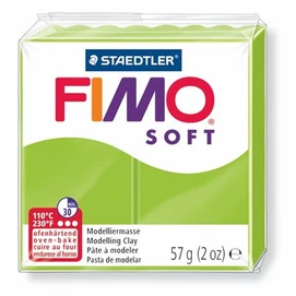 Gyurma, 57 g, égethető, FIMO &quot;Soft&quot;, alma zöld