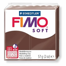 Gyurma, 57 g, égethető, FIMO &quot;Soft&quot;, csokoládé