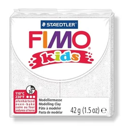 Gyurma, 42 g, égethető, FIMO &quot;Kids&quot;, fehér