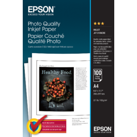 Epson fényképminőségű fotópapír (A4, 100 lap, 104g)