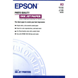 Epson fényképminőségű fotópapír (A3, 100 lap, 104g)