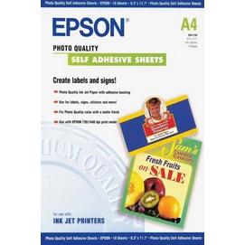 Epson öntapadós fotópapír (A4, 10 lap, 167g)