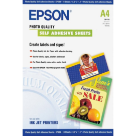 Epson öntapadós fotópapír (A4, 10 lap, 167g)