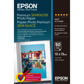 Epson selyemfényű fotópapír (10x15, 50 lap, 251g)