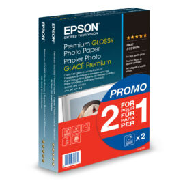Epson prémium fényes fotópapír (10x15, 2x40 lap, 255g)