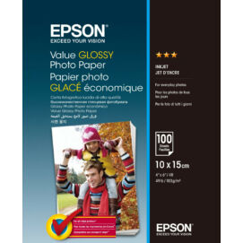 Epson fényes fotópapír (10x15, 100 lap, 183g)