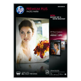 HP A/4 Prémium Plus Félfényes Fotópapír 20lap 300g (Eredeti)