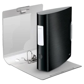 Iratrendező, 82 mm, A4, PP, LEITZ &quot;180 Active Style&quot;, szaténfekete