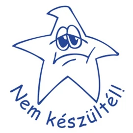 Bélyegző, motivációs, Nem készültél!, COLOP &quot;N43-kék&quot;, kék