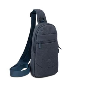 Hátitáska, keresztpántos (cross-body), RIVACASE &quot;Galapagos 7711&quot;, sötétszürke