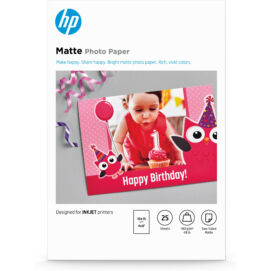 HP matt fotópapír - 25 lap 180g (Eredeti)