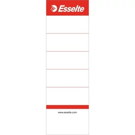 Cserecímke, iratrendezőhöz, kétoldalas, 50x158 mm, ESSELTE, fehér