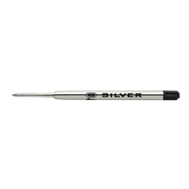 Golyóstollbetét, 0,8 mm, góliát, ICO &quot;Silver&quot;, fekete