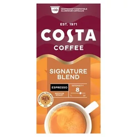 Kávékapszula, Nespresso® kompatibilis, 10 db, COSTA, &quot;Signature Blend Espresso&quot;