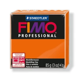 Gyurma, 85 g, égethető, FIMO &quot;Professional&quot;, narancssárga