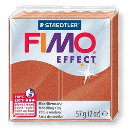 Gyurma, 57 g, égethető, FIMO &quot;Effect&quot;, metál vörösréz