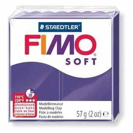 Gyurma, 57 g, égethető, FIMO &quot;Soft&quot;, szilva