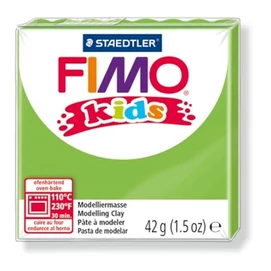 Gyurma, 42 g, égethető, FIMO &quot;Kids&quot;, világoszöld