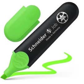 Szövegkiemelő, 1-5 mm, SCHNEIDER &quot;Job 150&quot;, zöld