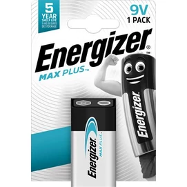 Elem, 9V, 1db, ENERGIZER, &quot;Max Plus&quot;