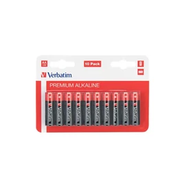 Elem, AA alkáli, 10 db, VERBATIM &quot;Premium&quot;