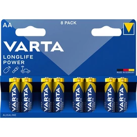 Elem, AA ceruza, 8 db, VARTA &quot;Longlife Power&quot;