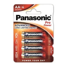 Elem, AA ceruza, 4 db, PANASONIC &quot;Pro power&quot;