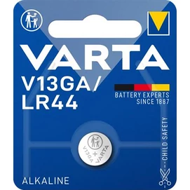 Gombelem, V13GA / LR44 / A76, 1 db, VARTA