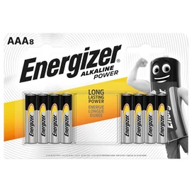 Elem, AAA mikro, 8 db, ENERGIZER &quot;Alkaline Power&quot;