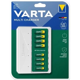 Elemtöltő, AA/AAA, 8 férőhely, akku nélkül, VARTA &quot;Multi&quot;