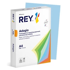Másolópapír, színes, A4, 80 g, REY &quot;Adagio&quot;, pasztell kék