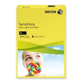 Másolópapír, színes, A4, 80 g, XEROX &quot;Symphony&quot;, sötétsárga (intenzív)