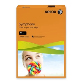 Másolópapír, színes, A4, 80 g, XEROX &quot;Symphony&quot;, narancs (intenzív)