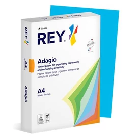 Másolópapír, színes, A4, 80 g, REY &quot;Adagio&quot;, intenzív kék