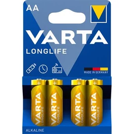 Elem, AA ceruza, 4 db, VARTA &quot;Longlife&quot;