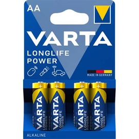 Elem, AA ceruza, 4 db, VARTA &quot;Longlife Power&quot;