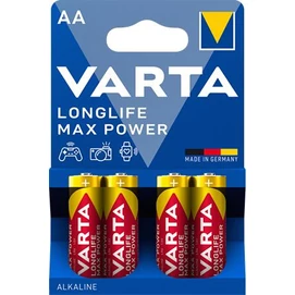 Elem, AA ceruza, 4 db, VARTA &quot;Longlife Max Power&quot;